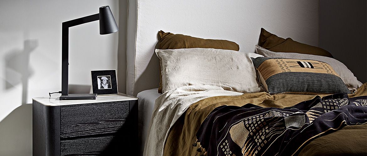 Tilt Table Lamp - Black