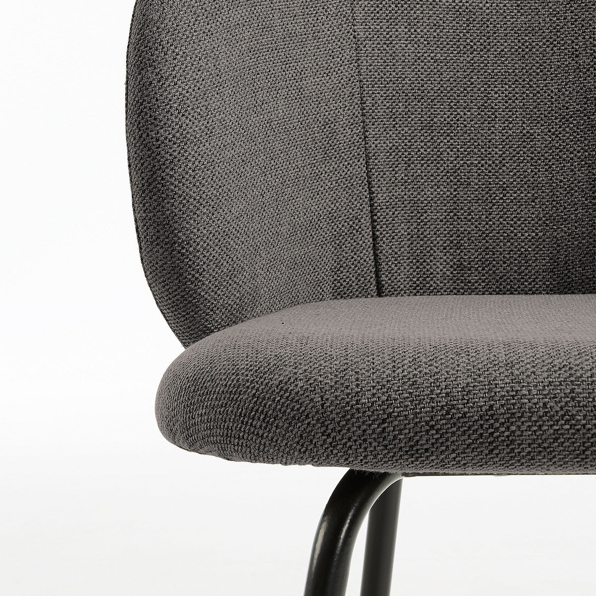 Yarra Dining Chair - Charcoal Tweed Rodwell and Astor