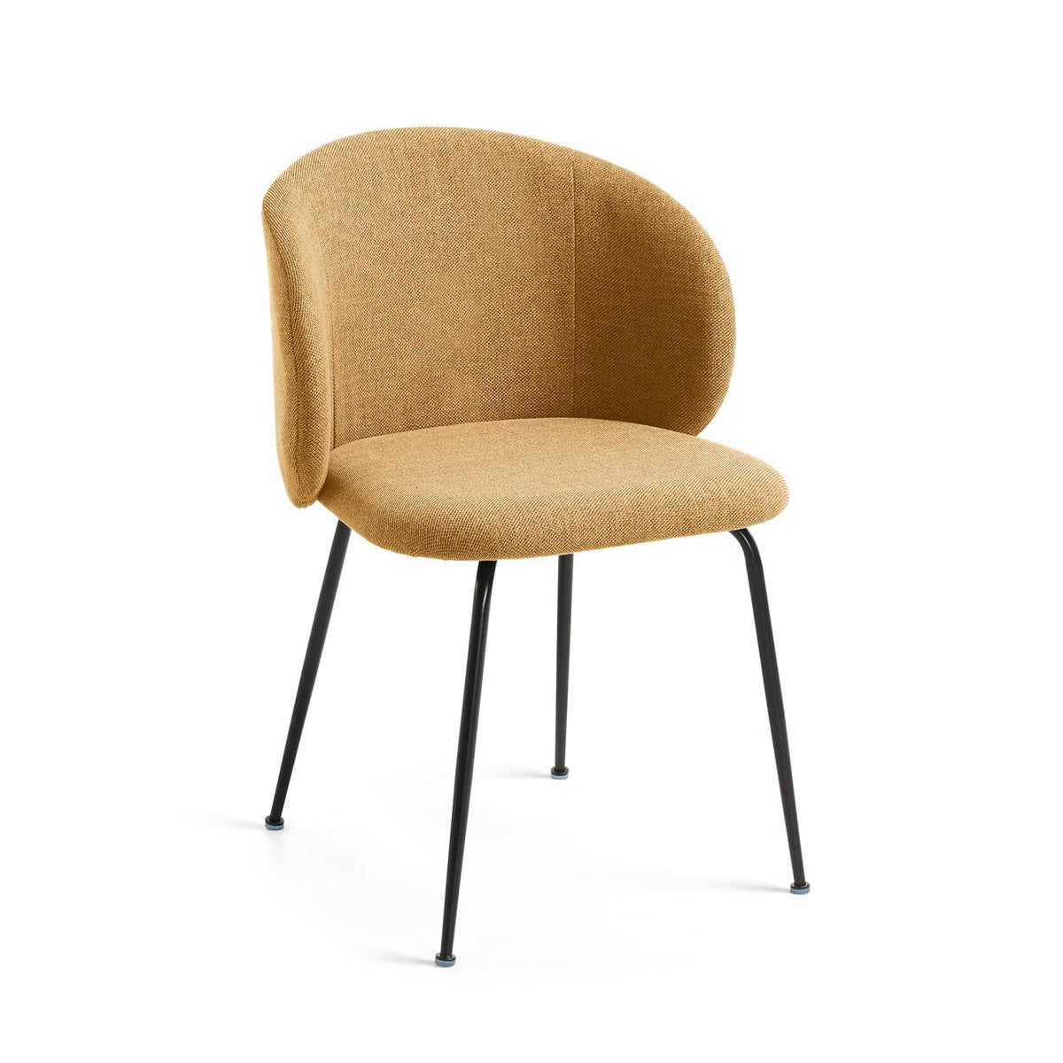 Yarra Dining Chair - Mustard Tweed