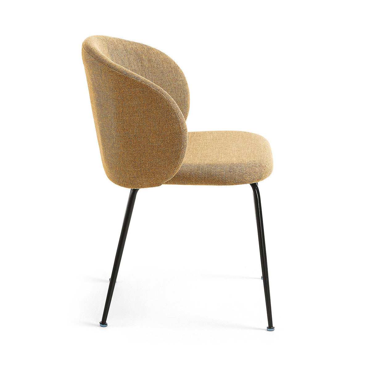 Yarra Dining Chair - Mustard Tweed