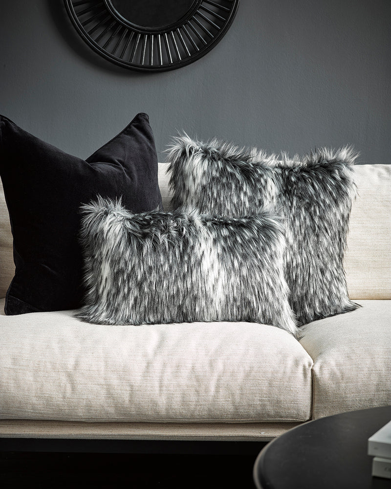 Rodwell and Astor - HEIRLOOM Alaskan Wolf Faux Fur Cushion - 45cm