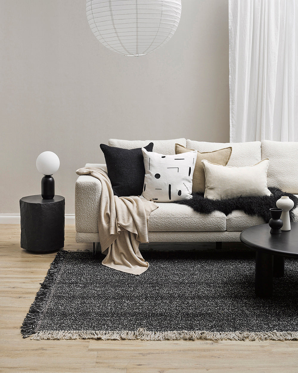BAYA Arcadia Cushion - Almond 40 x 60cm