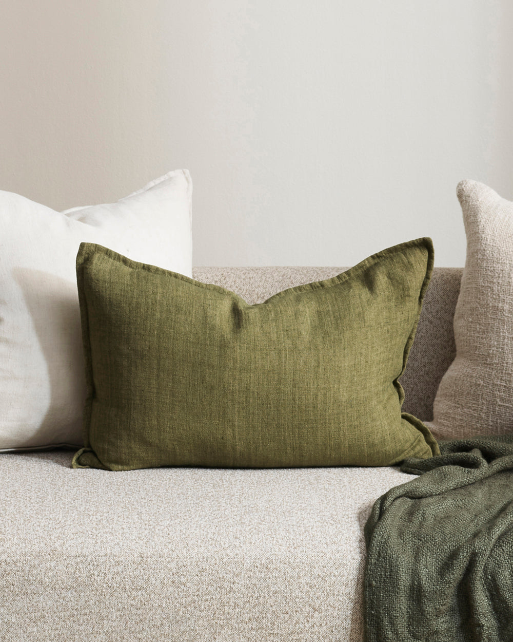 Arcadia Cushion - Military 40 x 60cm Rodwell and Astor BAYA Cushion