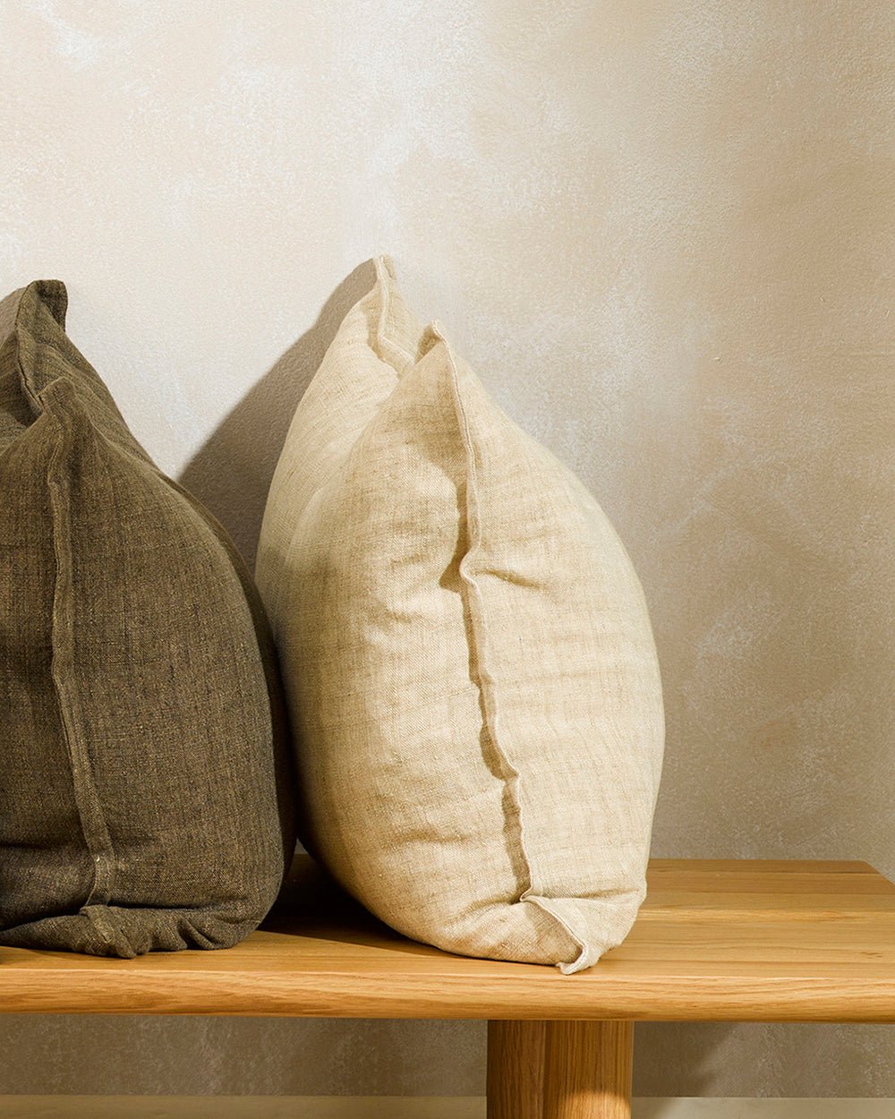 BAYA Arcadia Cushion - Putty - 40 x 60cm
