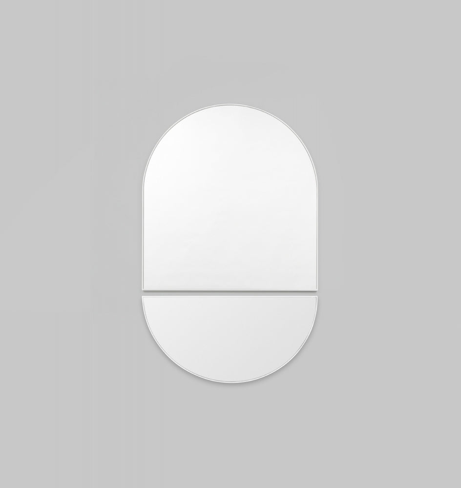MIDDLE OF NOWHERE Bjorn Arch Mirror - Bright White