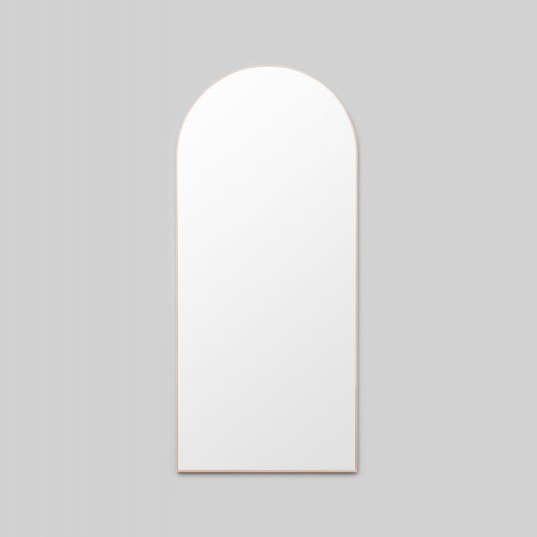 MIDDLE OF NOWHERE Bjorn Arch Floor Mirror Powder 80 x 180cm
