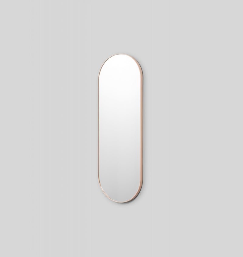 MIDDLE OF NOWHERE Bjorn Oval Large Mirror - Powder