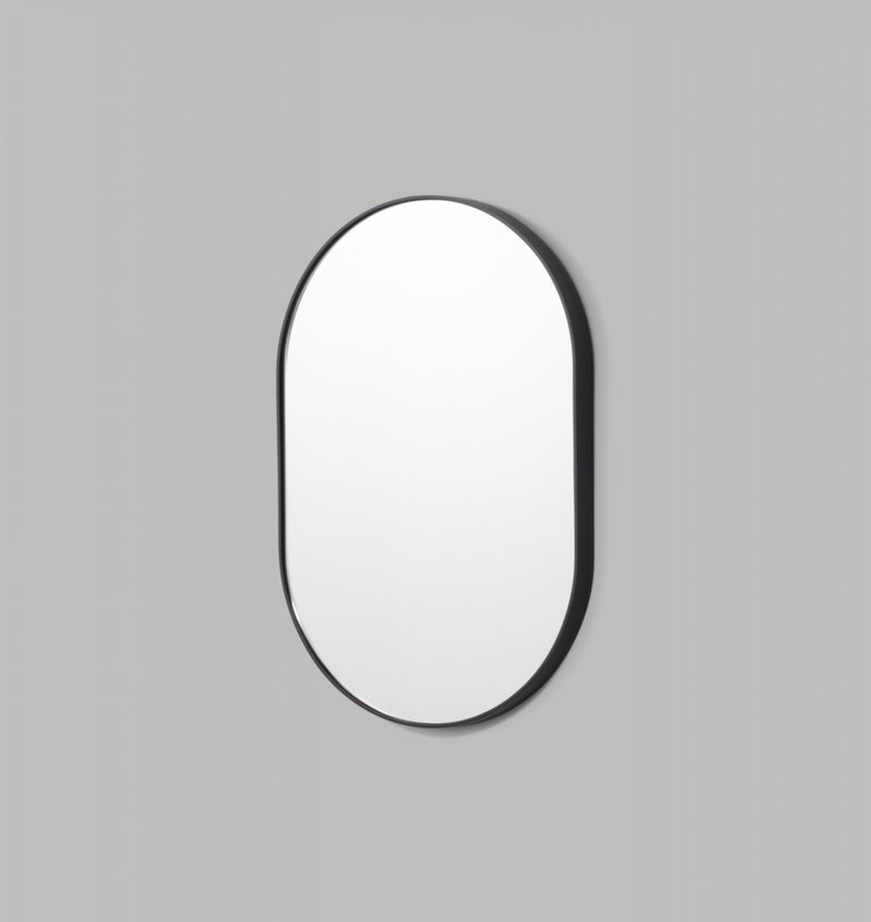 MIDDLE OF NOWHERE Bjorn Oval Mirror - Black