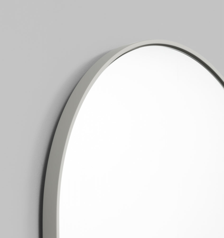 Bjorn Oval Mirror - Dove - 3 Sizes Available