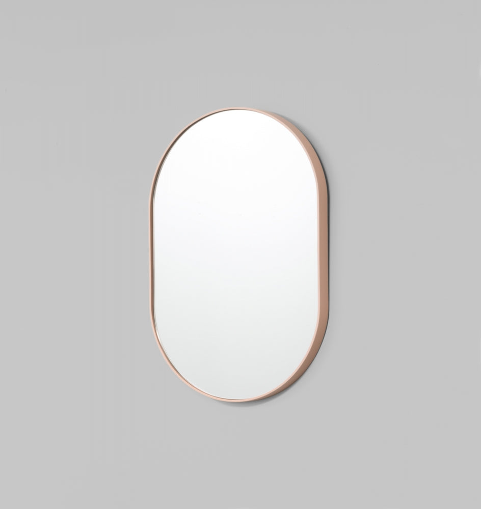 Bjorn Oval Mirror - Powder