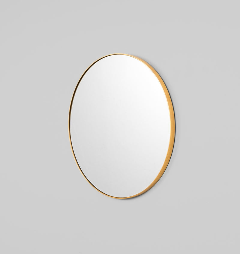 Rodwell and Astor MIDDLE OF NOWHERE Bjorn Round Mirror - Brass