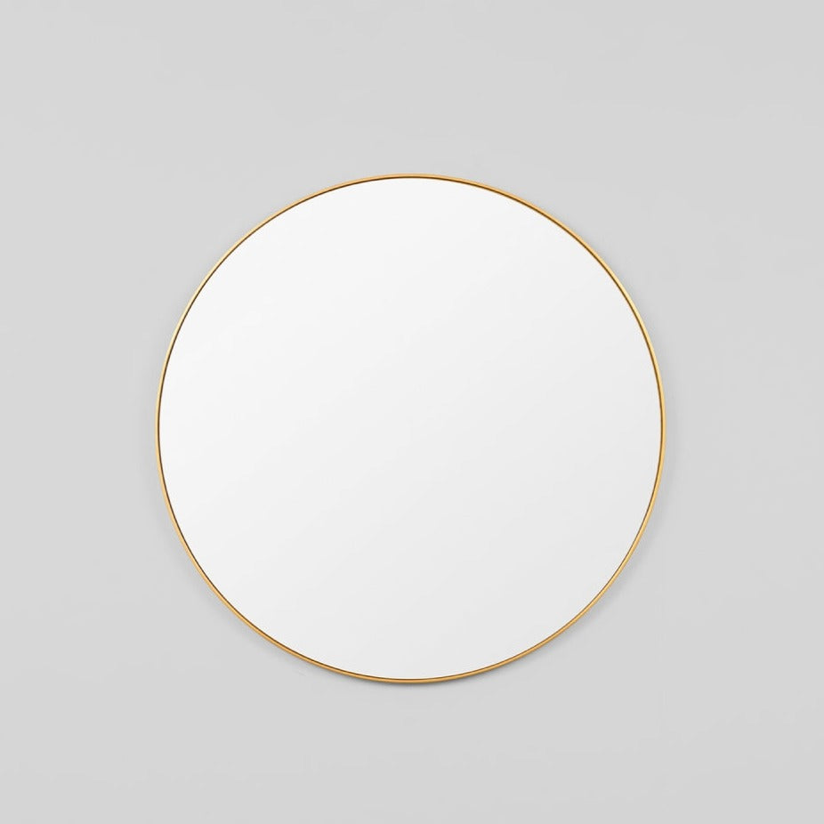 Rodwell and Astor MIDDLE OF NOWHERE Bjorn Round Mirror - Brass