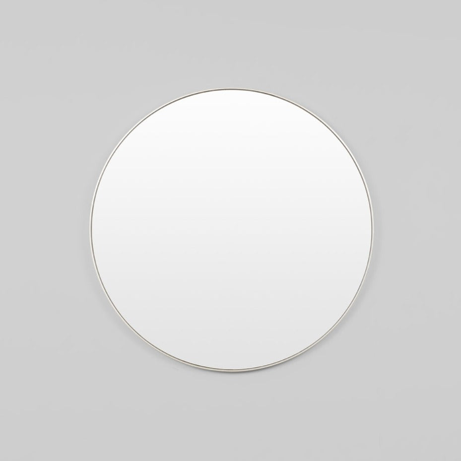 MIDDLE OF NOWHERE Bjorn Round Mirror - Silver