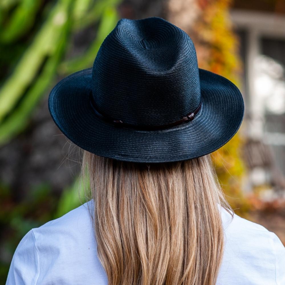 Rodwell and Astor - Travaux en Cours - Borsalino Hat - Leather Strap - Black