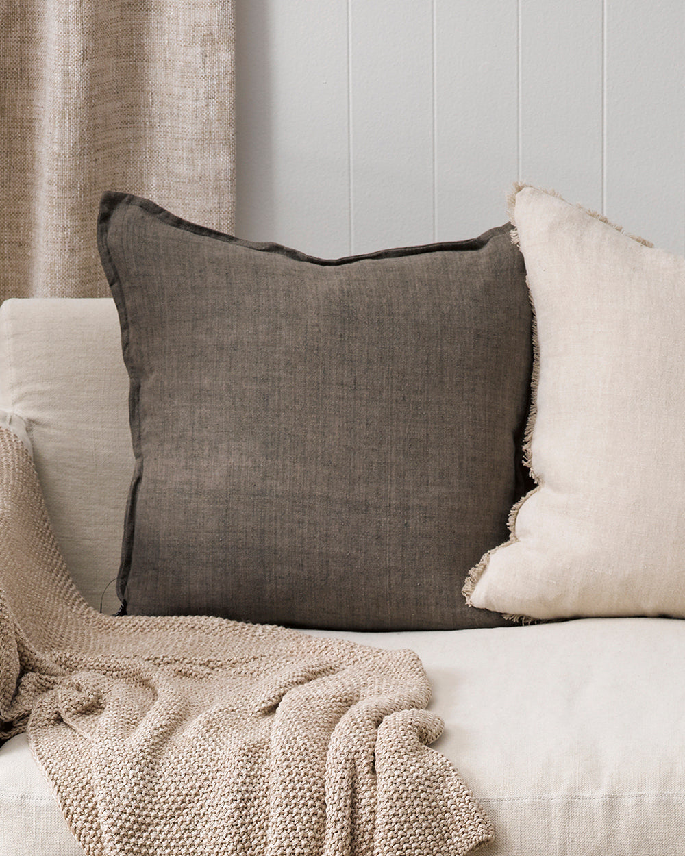 BAYA Cassia Cushion - Nori - 55 x 55cm