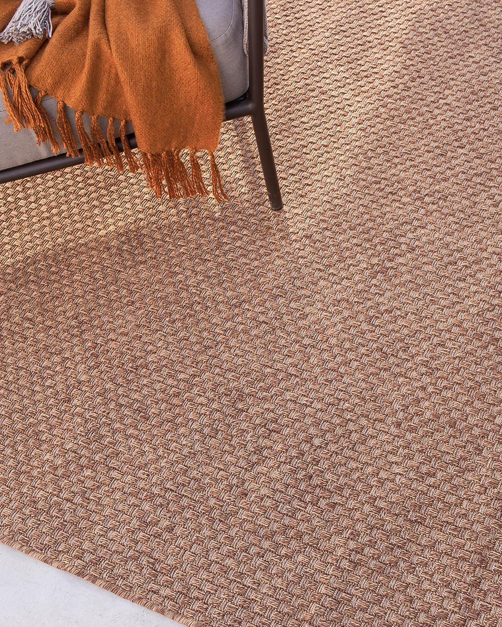 BAYA Flax Outdoor Rug - Teak