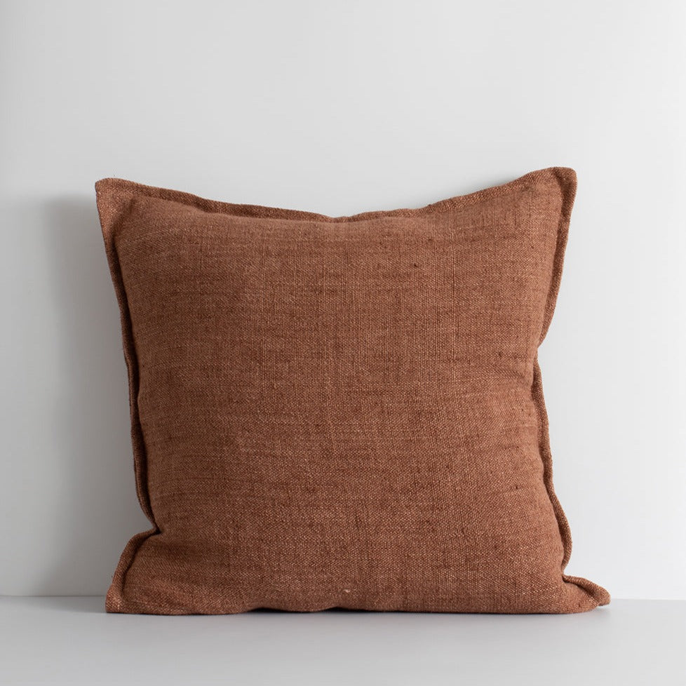 Flaxmill Linen Cushion - Chutney