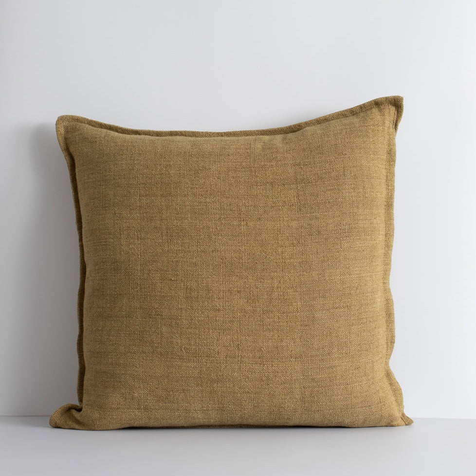 Flaxmill Linen Cushion - Fenugreek