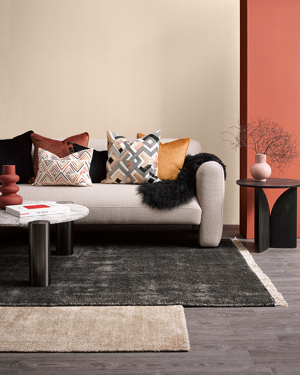 Rodwell and Astor - BAYA Gratus Floor Rug - Cobblestone