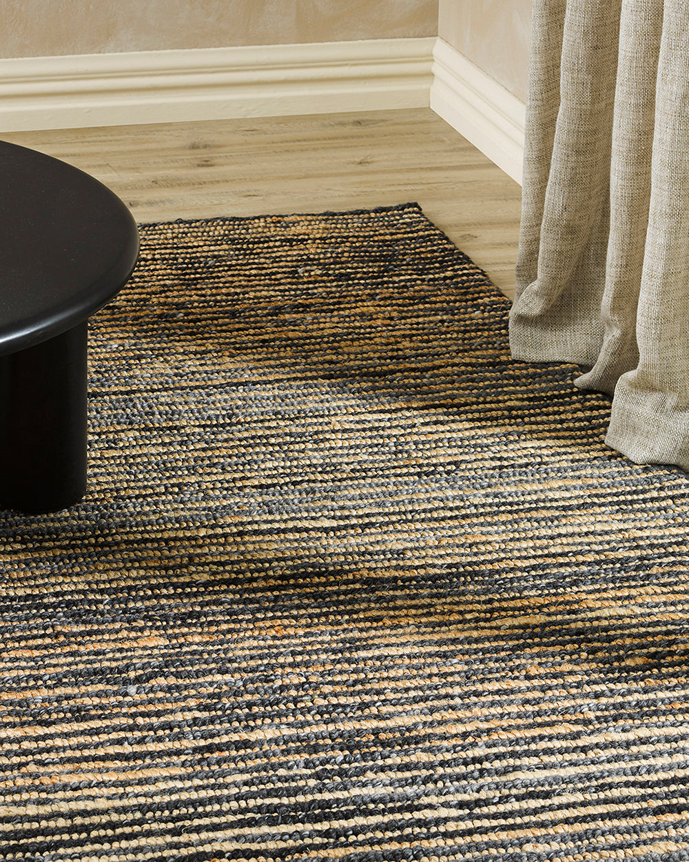Lima Wool/Jute Rug - Charcoal/Natural - Brunswick Rodwell and Astor