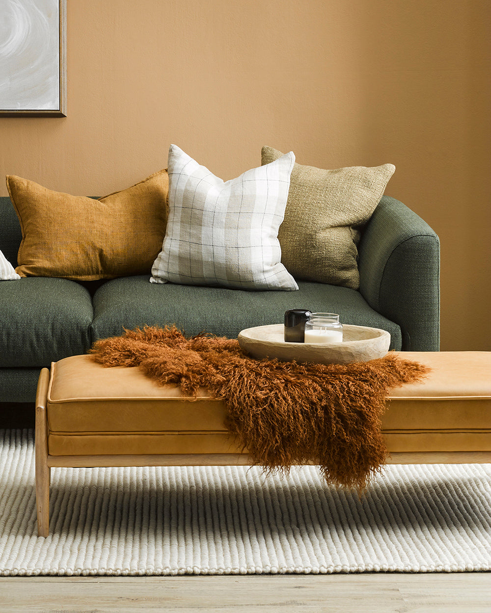 Rodwell and Astor - BAYA Meru Tibetan Lamb Hide - Cassia Bark