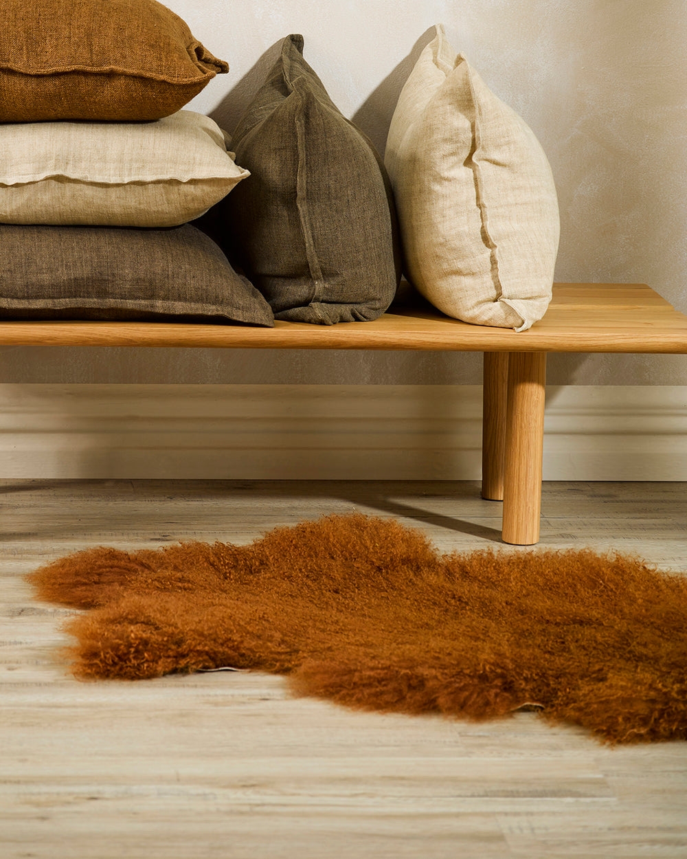 Rodwell and Astor - BAYA Meru Tibetan Lamb Hide - Cassia Bark