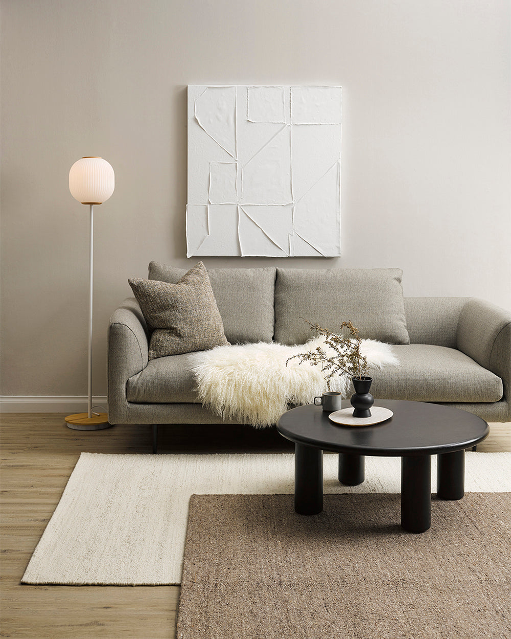 Rodwell and Astor - BAYA Meru Tibetan Lamb Hide - Natural White