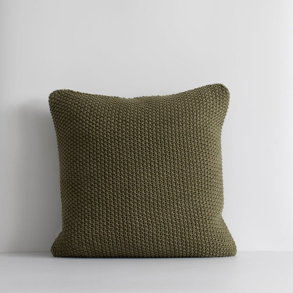 BAYA Milford Moss Stitch Cushion - Mangrove