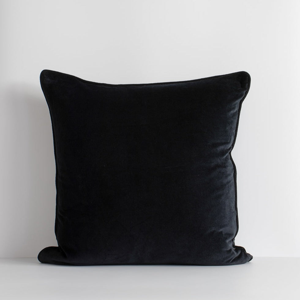 Rodwell and Astor - BAYA Montpellier Velvet Cushion - Black