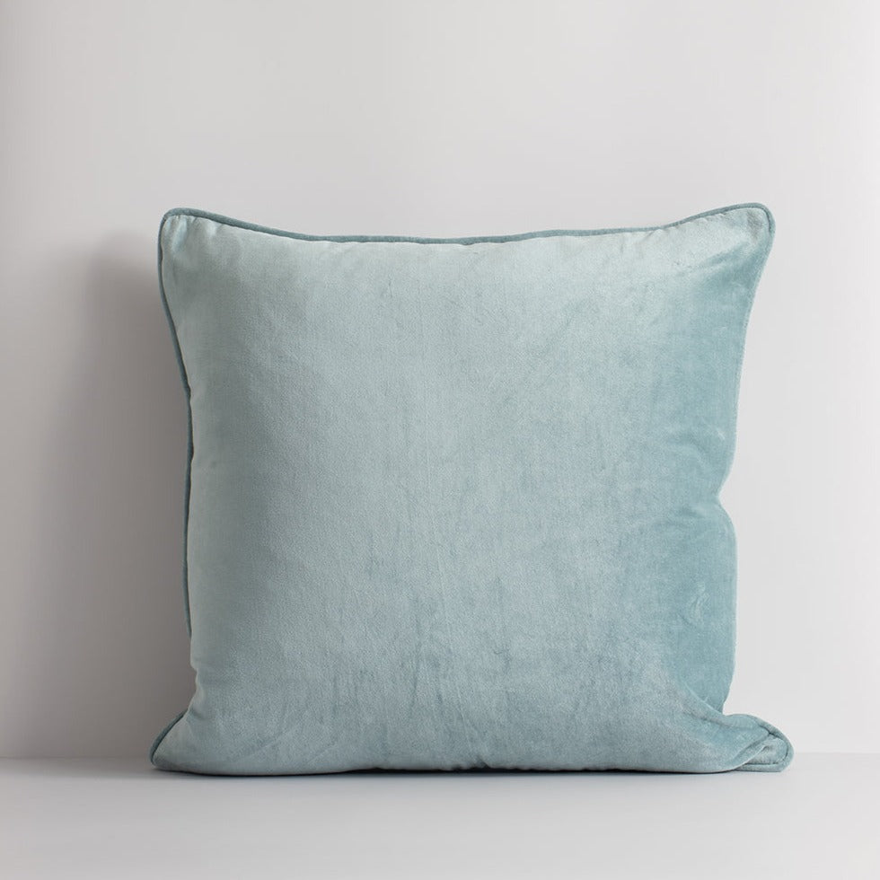 Rodwell and Astor - BAYA Montpellier Velvet Cushion - Duck Egg