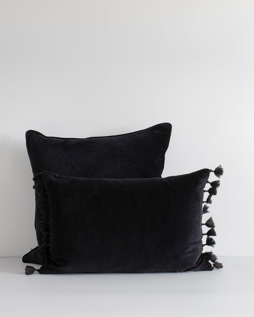 Rodwell and Astor - BAYA Montpellier Velvet Cushion - Black