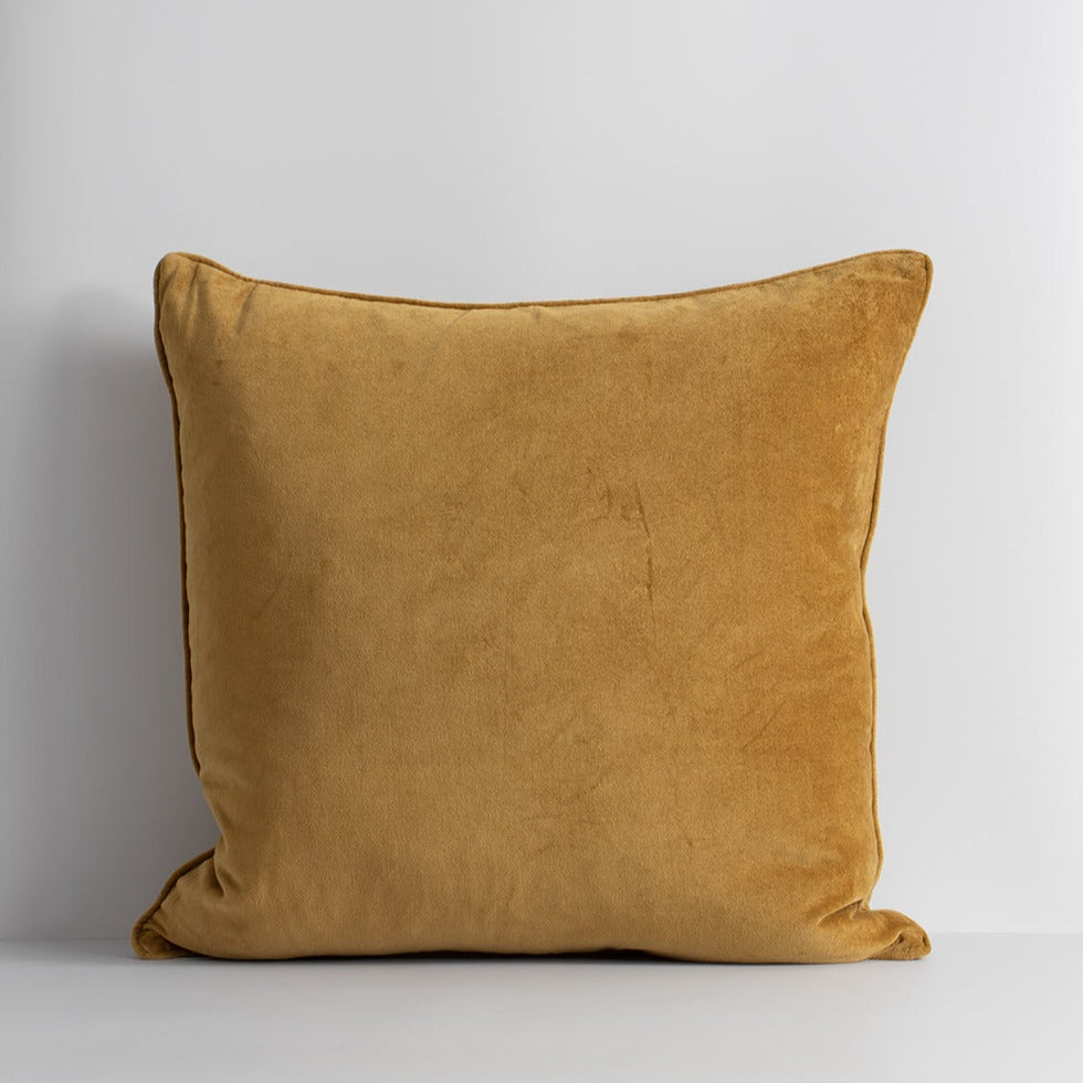 Rodwell and Astor - BAYA Montpellier Velvet Cushion - Saddle