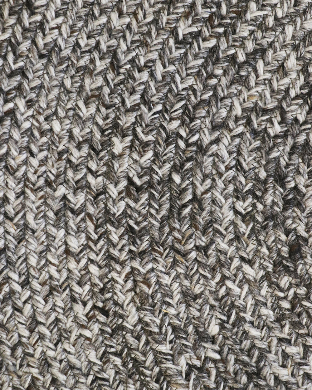 BAYA Mornington Indoor Outdoor Round Rug - Dark Pebble