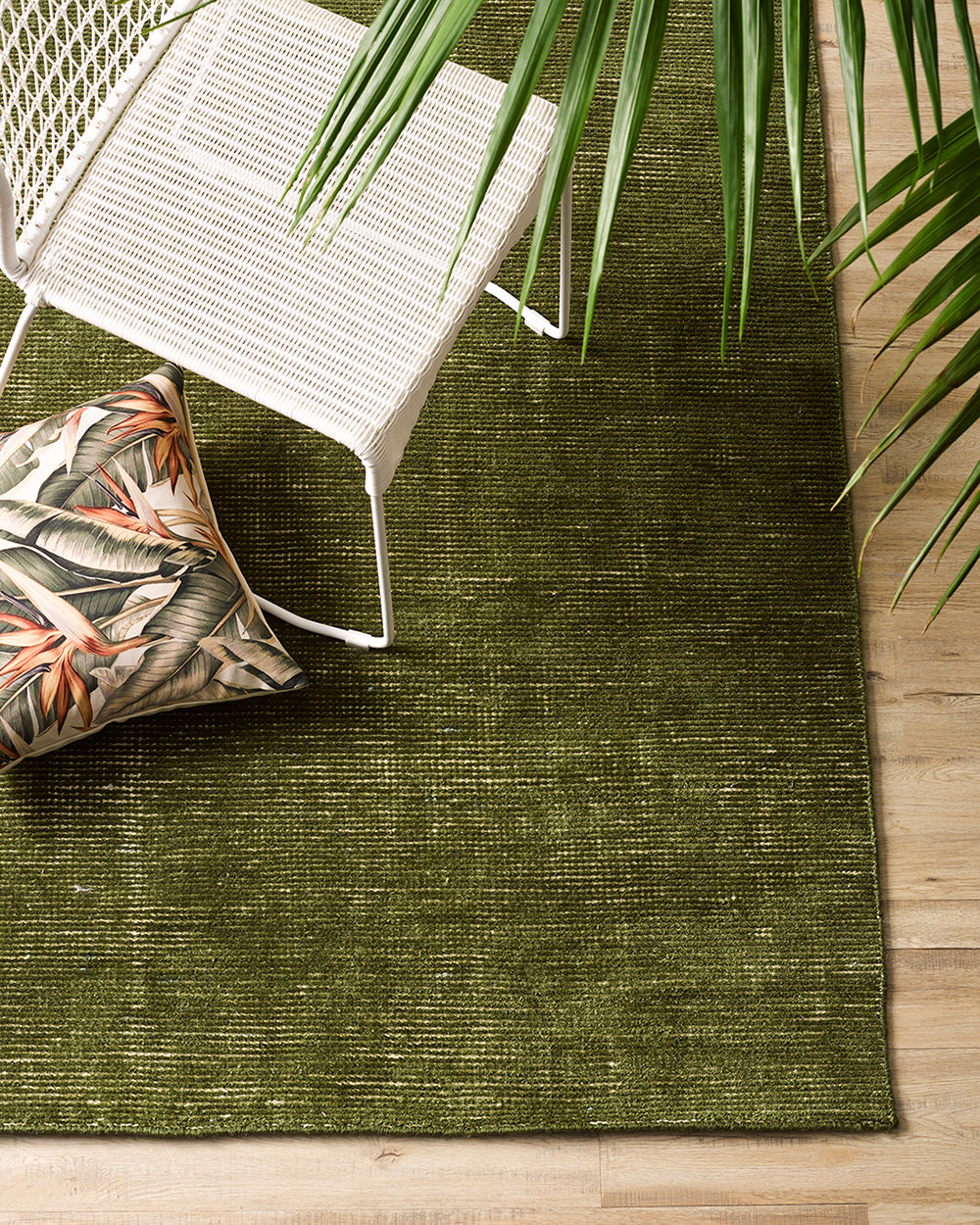 Rodwell and Astor - BAYA Orakei Rug - Leaf Green