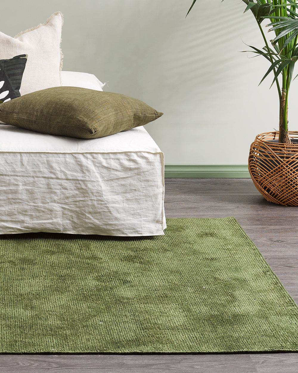 Rodwell and Astor - BAYA Orakei Rug - Leaf Green