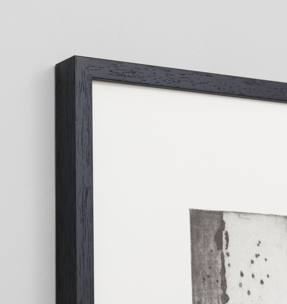 Parcours Noir N.2 2001 - Black and White Abstract Print