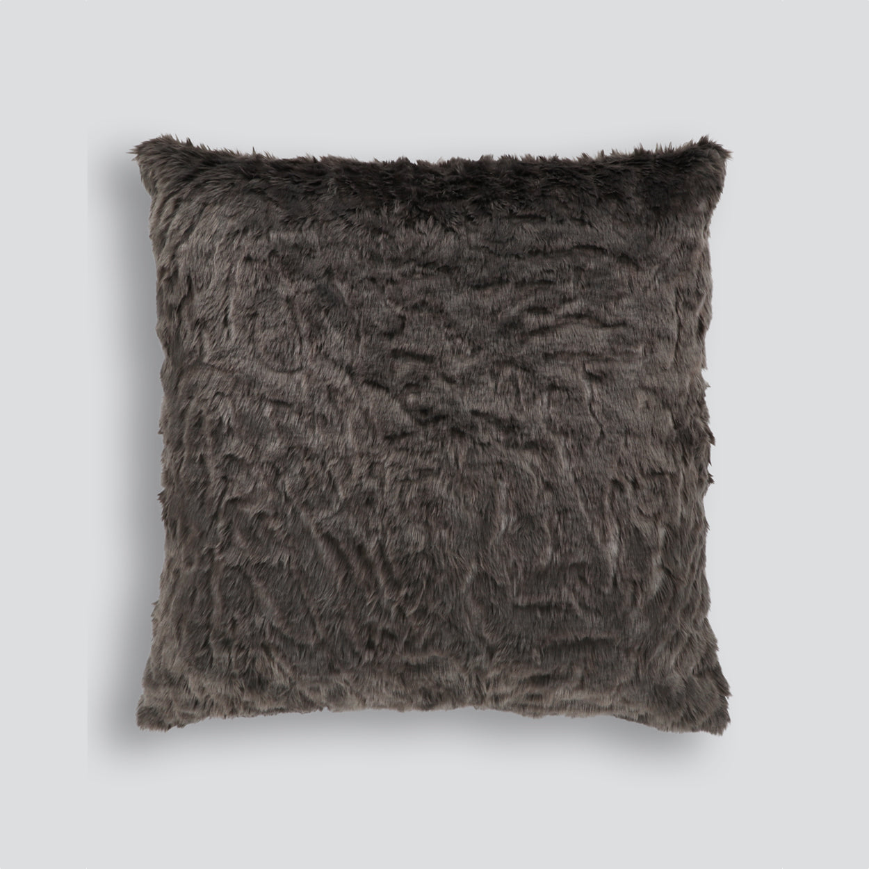 Rodwell and Astor - HEIRLOOM Pewter Chinchilla Faux Fur Cushion - 65cm