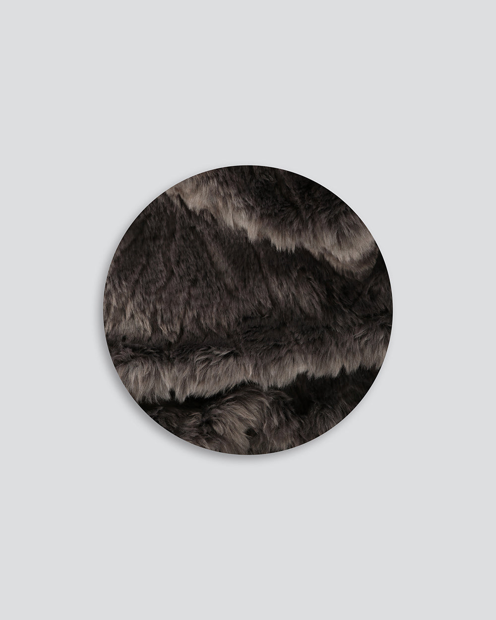 Rodwell and Astor - HEIRLOOM Pewter Chinchilla Faux Fur Plush pod