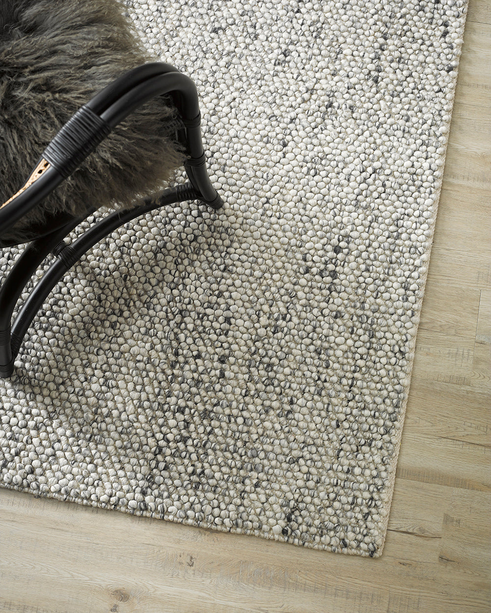 Roxburgh - Handwoven Wool Rug - Flint Grey Rodwell and Astor Modern Eclectic Style Brunswick