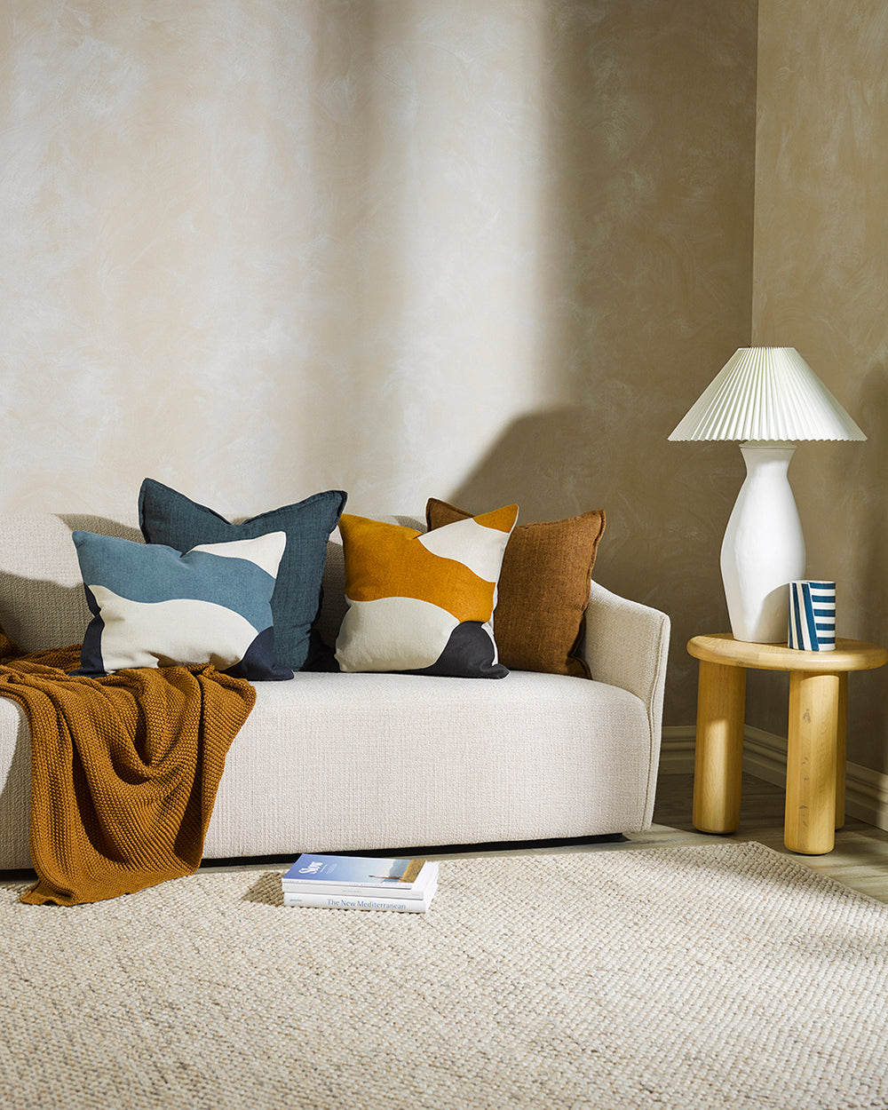 Roxburgh - Handwoven Wool Rug - Parchment Rodwell and Astor Modern Eclectic Style Brunswick Melbourne