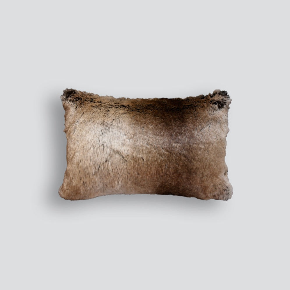 Rodwell and Astor - HEIRLOOM Sable Faux Fur Cushion - 30 x 45cm