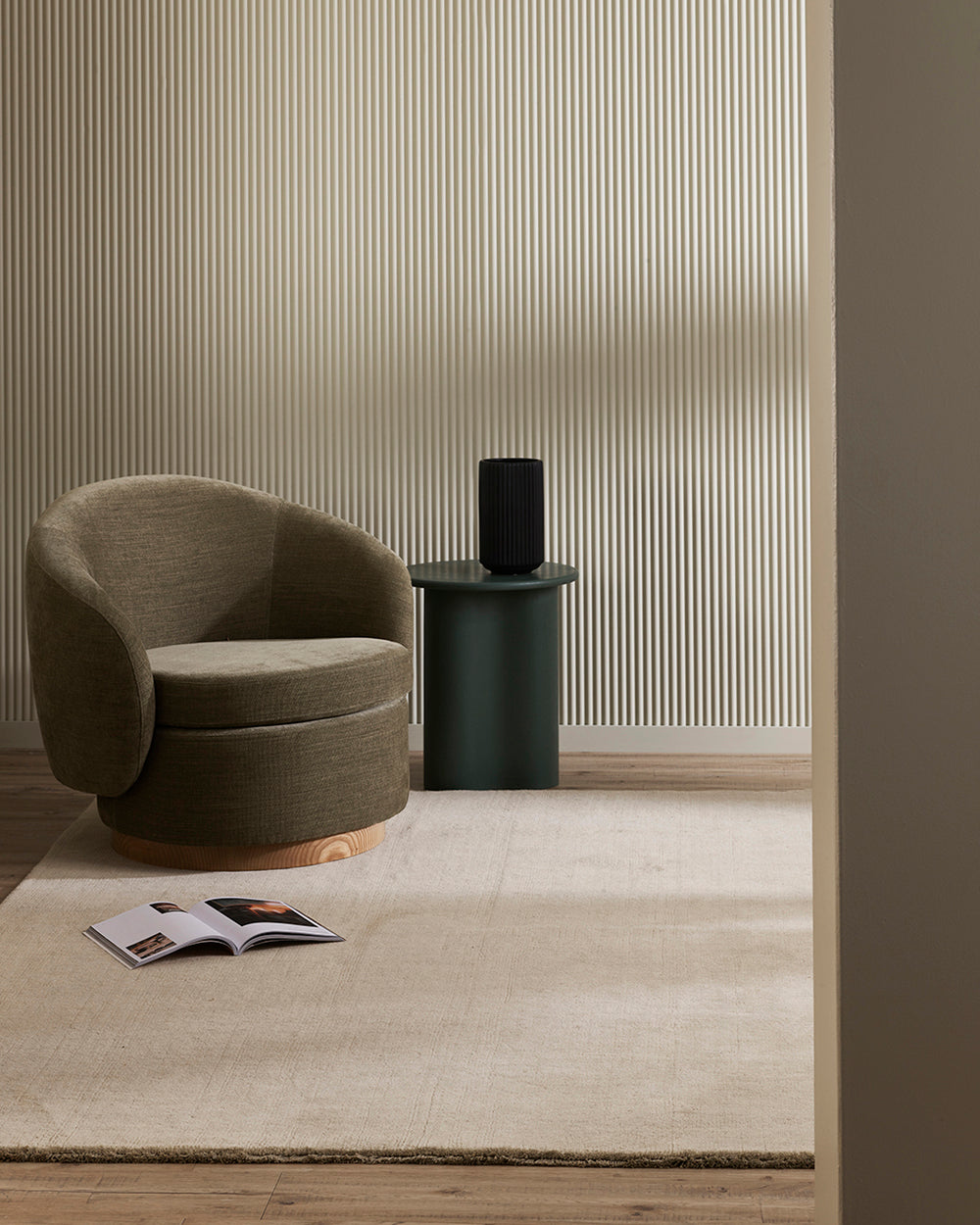 Sandringham Wool Rug - Fog