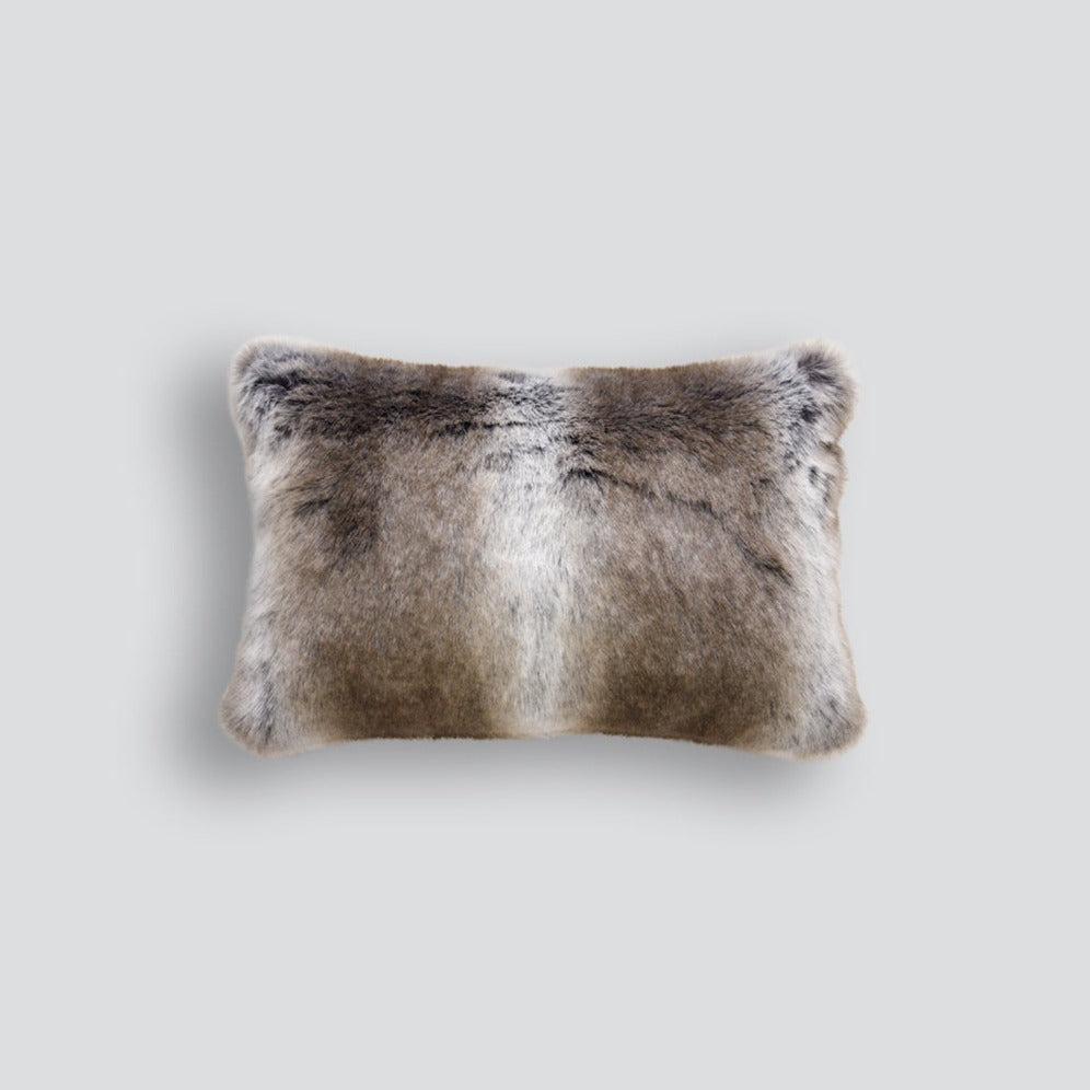 Rodwell and Astor - HEIRLOOM Striped Elk Faux Fur Cushion - 30x45cm