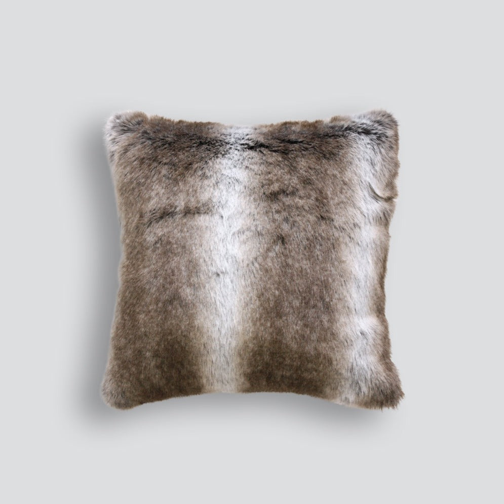 Rodwell and Astor - HEIRLOOM Striped Elk Faux Fur Cushion - 45cm