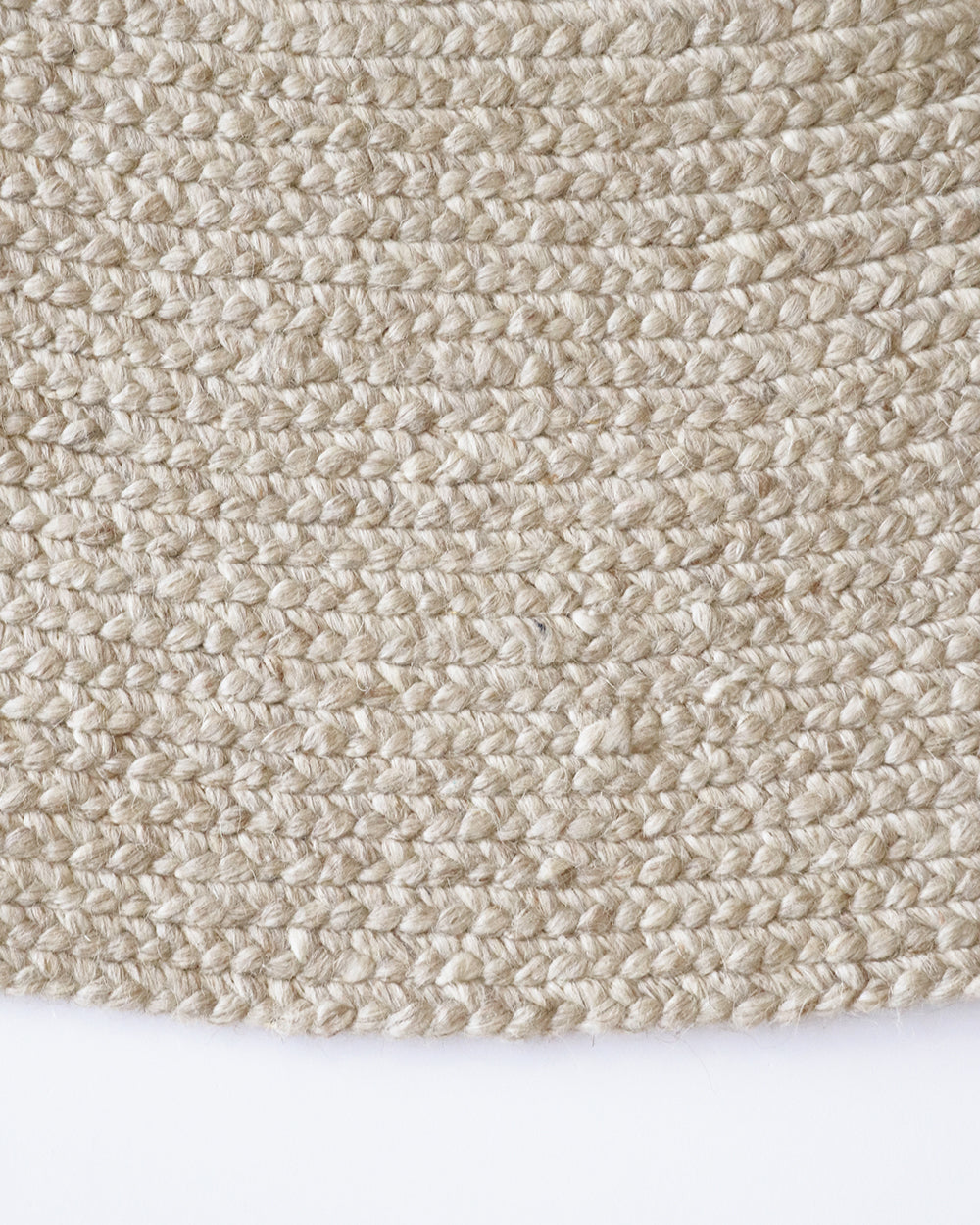 Rodwell and Astor - BAYA Tairua Round Floor Rug - Natural Straw