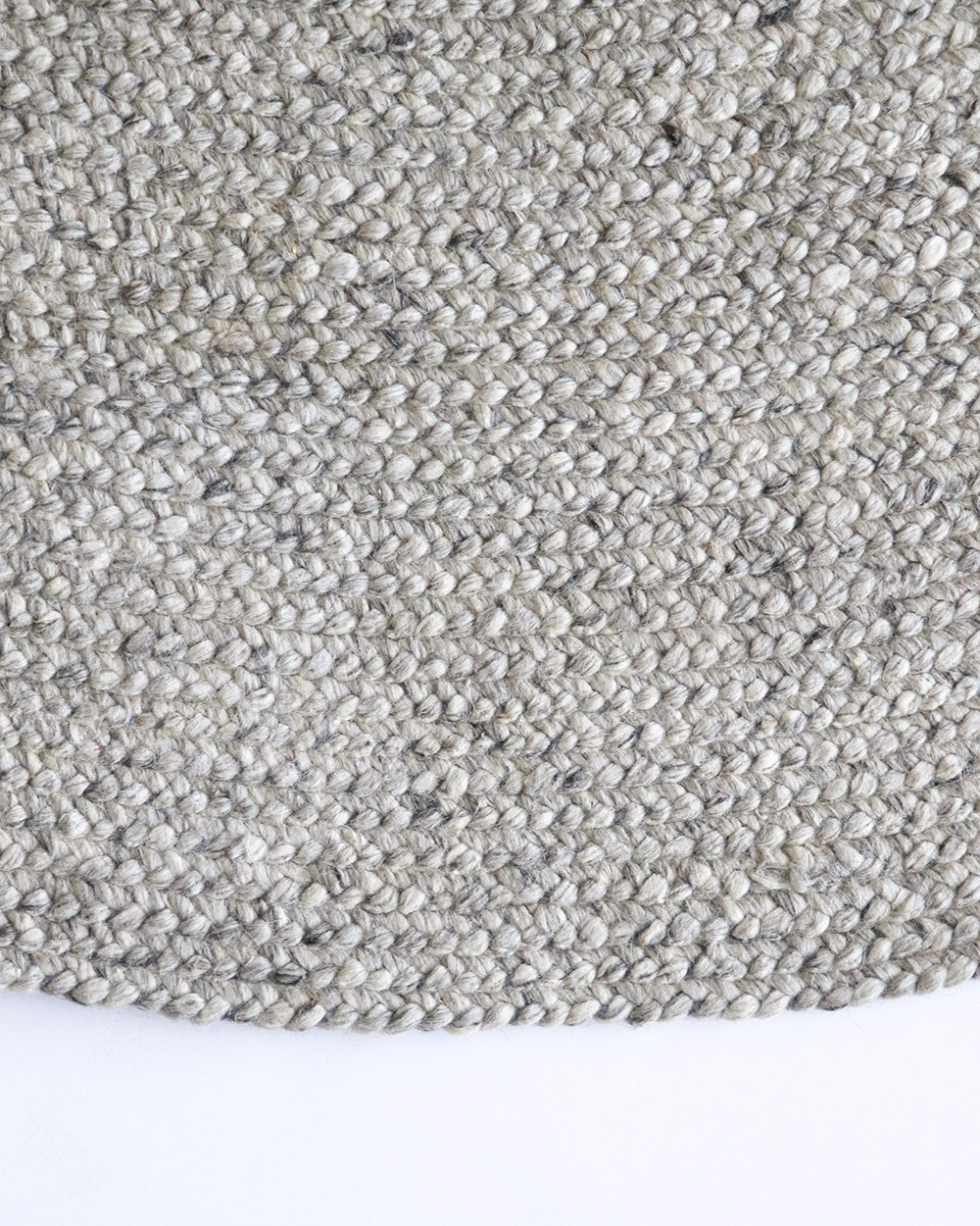 Rodwell and Astor - BAYA Tairua Round Floor Rug - Silver Birch