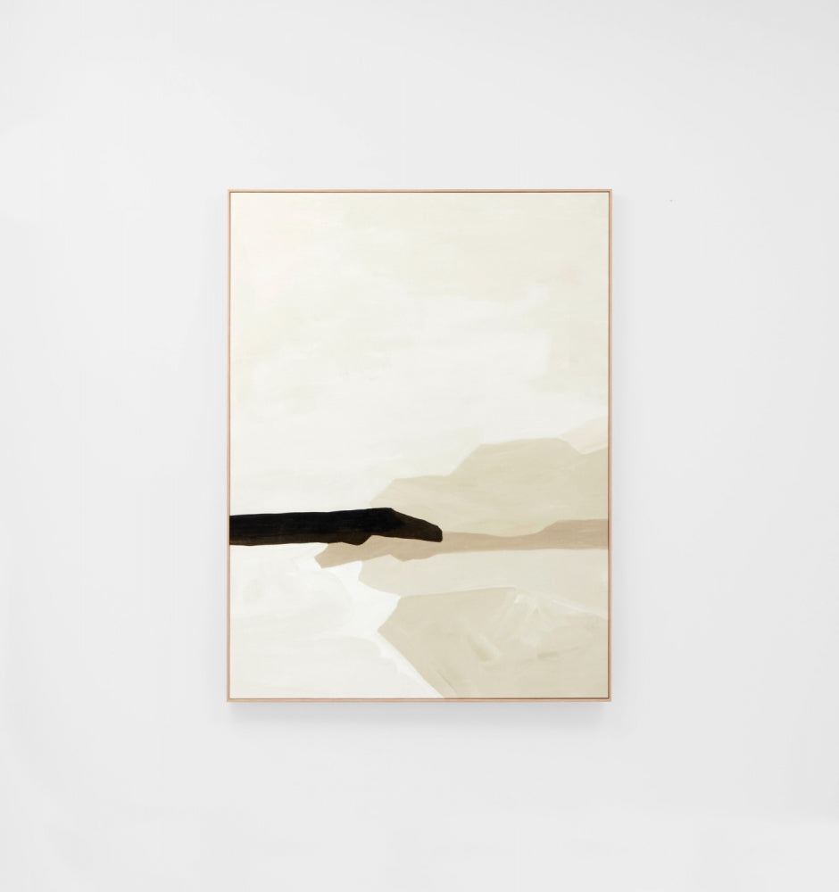 Tranquil Coastline Canvas Print - Sand