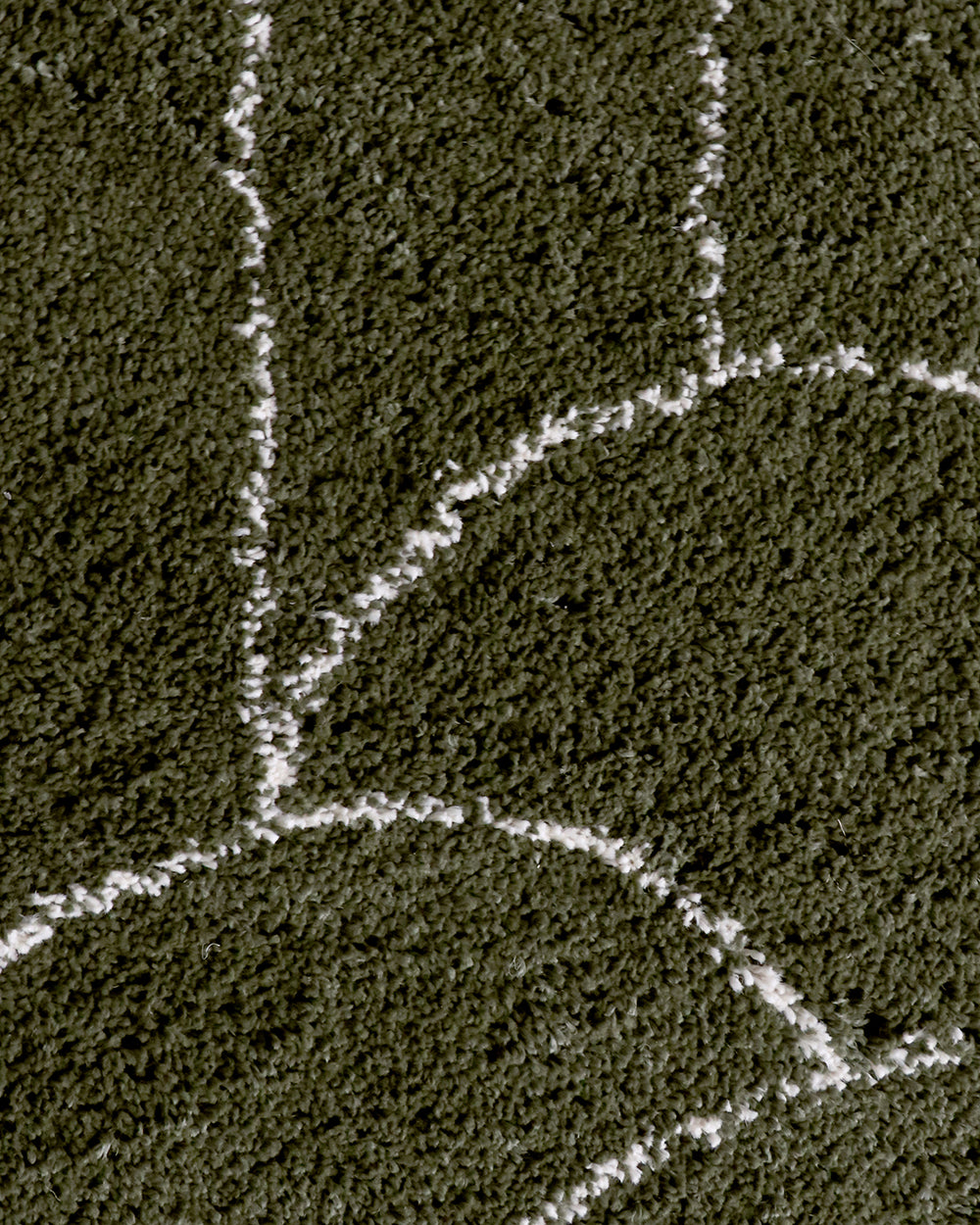 OLLO Nomad Turret Synthetic Rug - Olive - 160 x 230cm Rodwell and Astor Brunsiwck