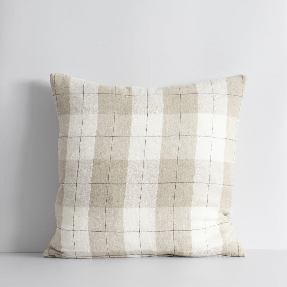 Willis Cushion - Nougat/Ivory 50 x 50cm Rodwell and Astor