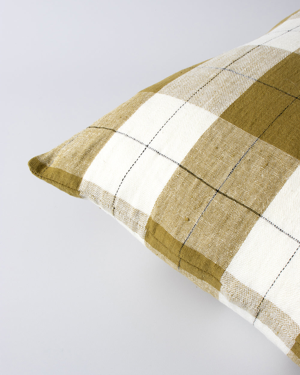 Willis Cushion - Ochre/Ivory 50 x 50cm Rodwell and Astor